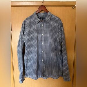 A.P.C. Cotton Button Up Long Sleeve Shirt